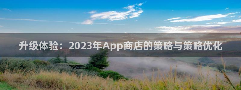 东莞市赢彩网电子科技有限公司：升级体验：2023年App商店的策略与策略优化