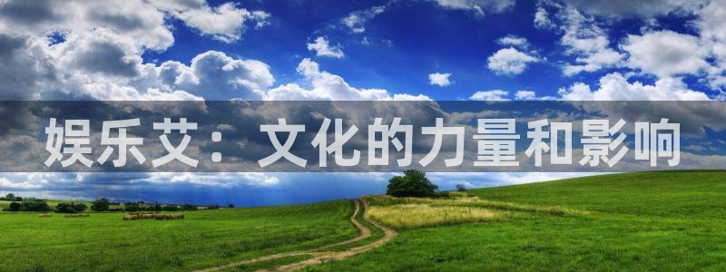 赢彩网体育官网入口登录：娱乐艾：文化的力量和影响